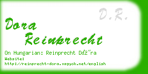 dora reinprecht business card